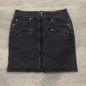 American Eagle Outfitters Super Stretch X Zip Up Skirt